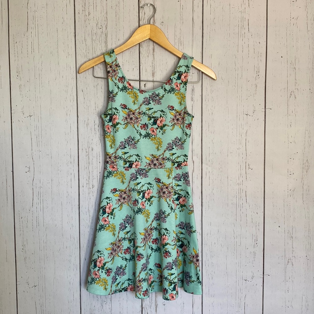 Floral Mid-length Dress
